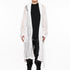 818KNM2 White / Mesh Hooded Robe - JULIUS