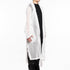 818KNM2 White / Mesh Hooded Robe - JULIUS