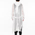 818KNM2 White / Mesh Hooded Robe - JULIUS