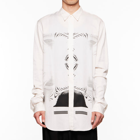 818SHM1 Off White / Graphic Printed Shirt - JULIUS