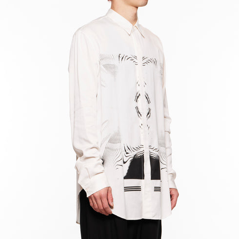 818SHM1 Off White / Graphic Printed Shirt - JULIUS