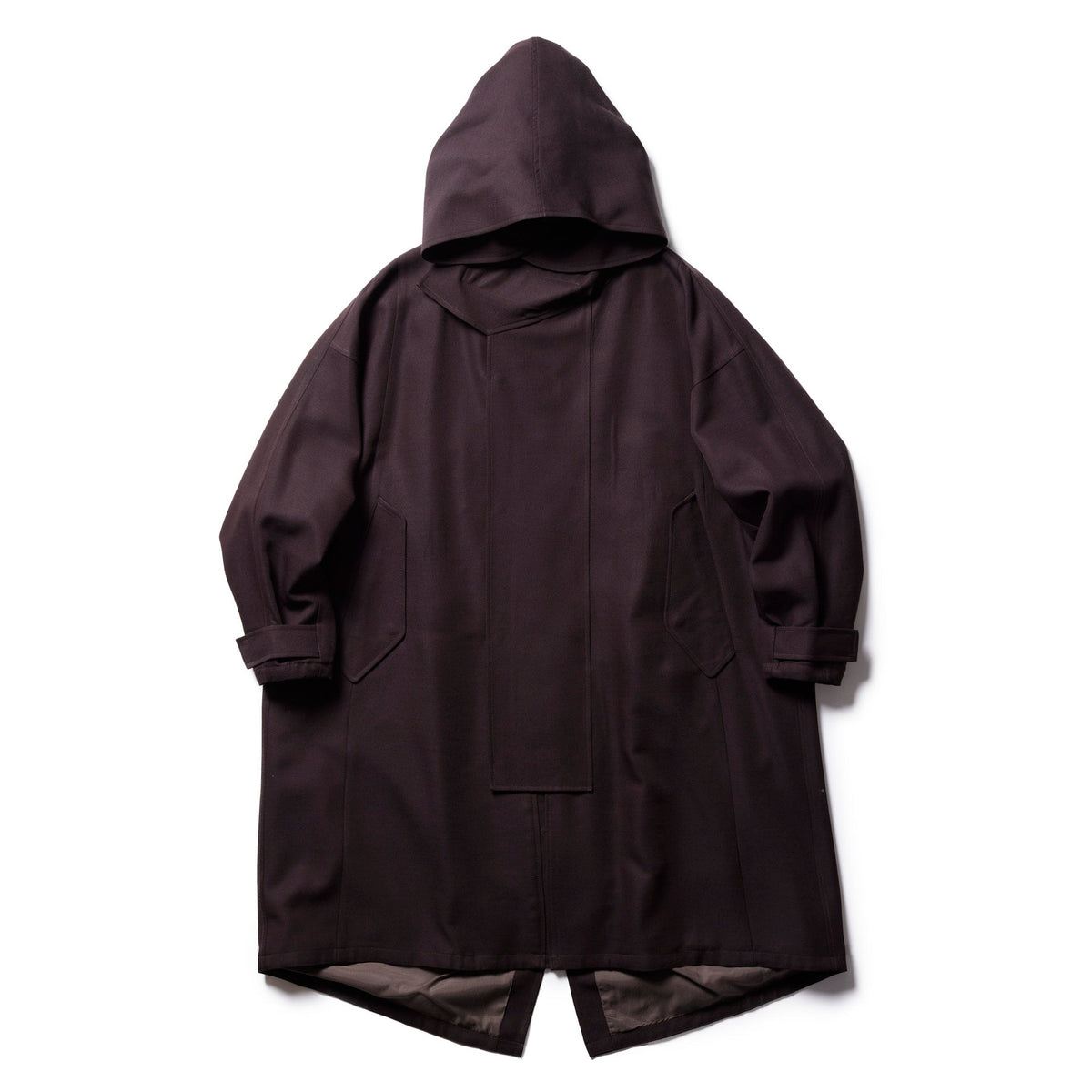 807COM1 Dark Oak / Oversize Hooded Coat – JULIUS OFFICIAL STORE