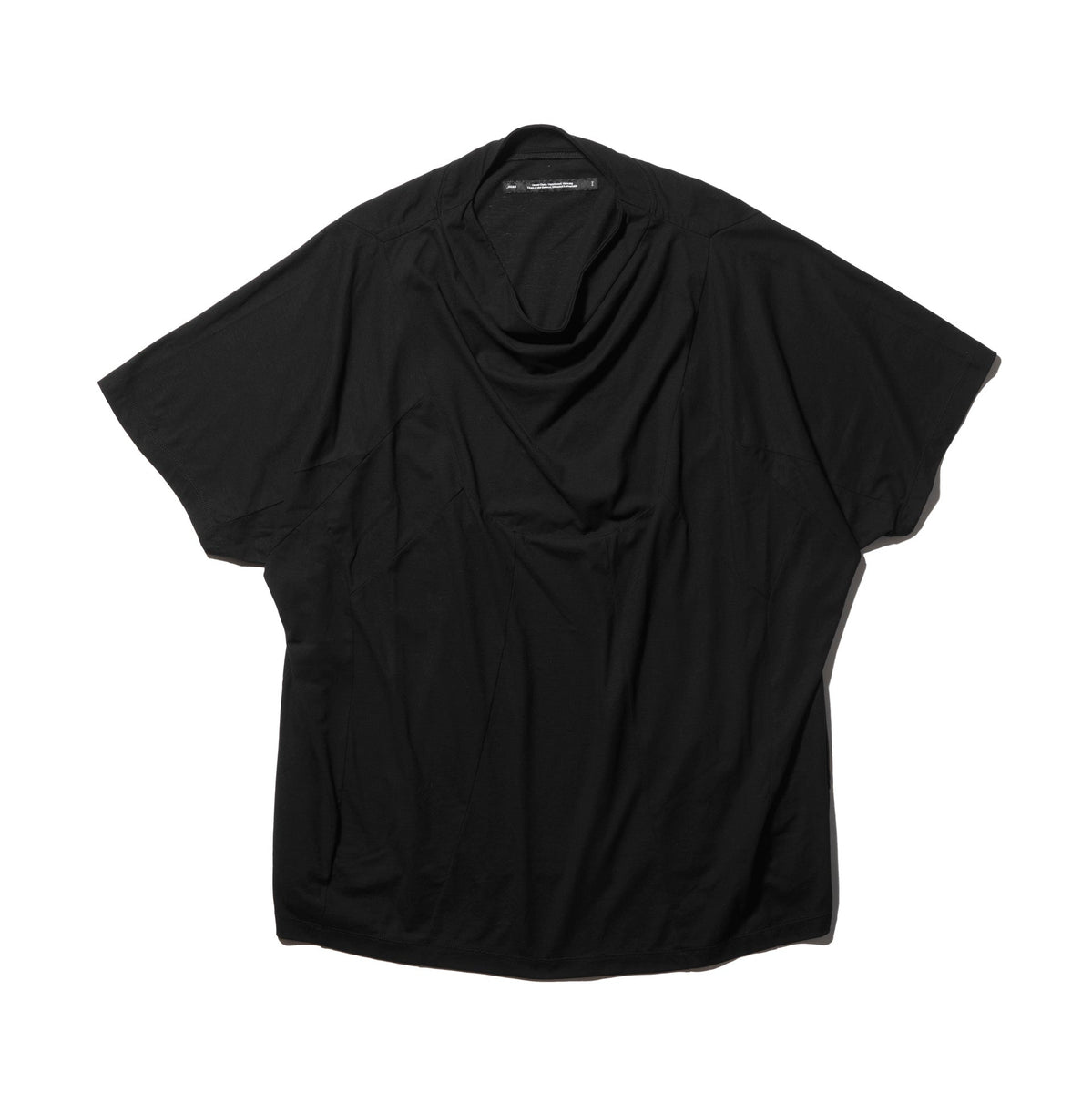 Off-Neck Over T-Shirt - Black - JULIUS OFFICIAL STORE