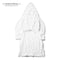 818KNM2 White / Mesh Hooded Robe - JULIUS