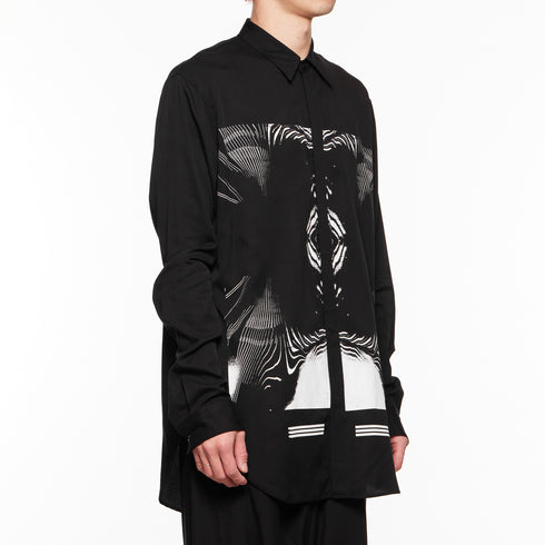 818SHM1 Black / Graphic Printed Shirt - JULIUS