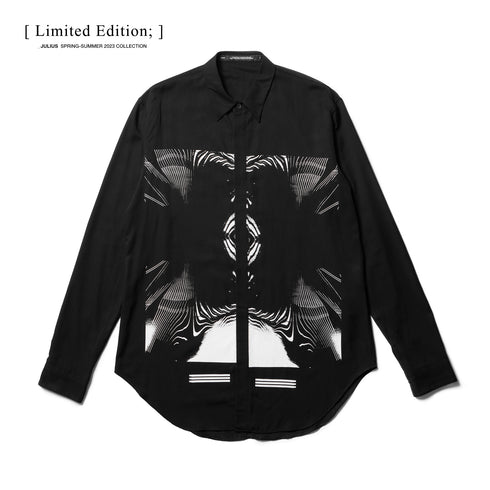 818SHM1 Black / Graphic Printed Shirt - JULIUS