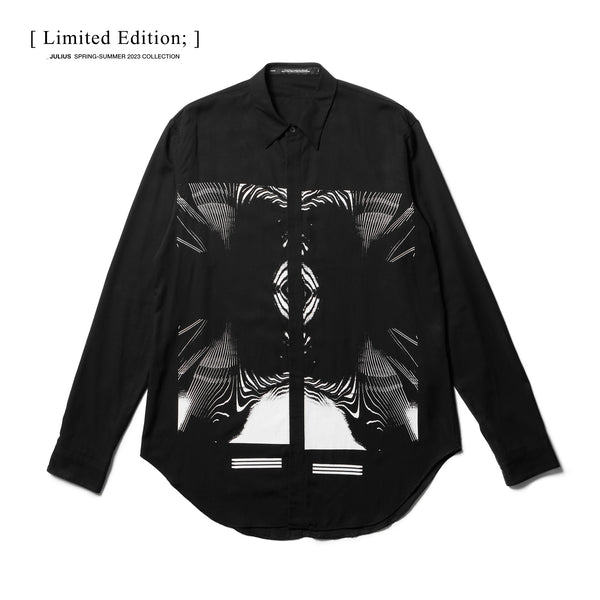 818SHM1 Black / Graphic Printed Shirt - JULIUS