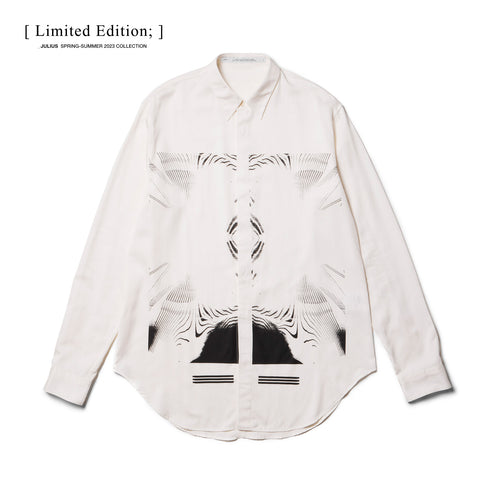 818SHM1 Off White / Graphic Printed Shirt - JULIUS