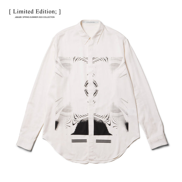818SHM1 Off White / Graphic Printed Shirt - JULIUS