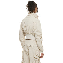 JULIUS 937BLM5 Sand Beige / Volcano Bomber Jacket