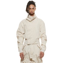 JULIUS 937BLM5 Sand Beige / Volcano Bomber Jacket
